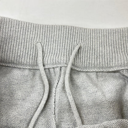 Coohem gray COLOR MIX COTTON SILK PANTS, bottoms
