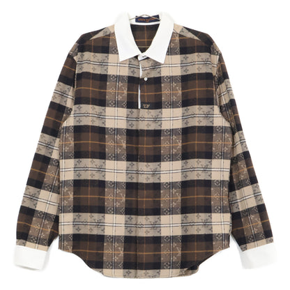 LOUIS VUITTON ルイヴィトン 【新品同様/国内正規/26年製】RM261M9 WLE HUS33W モノグラム フランネル 長袖シャツ トップス