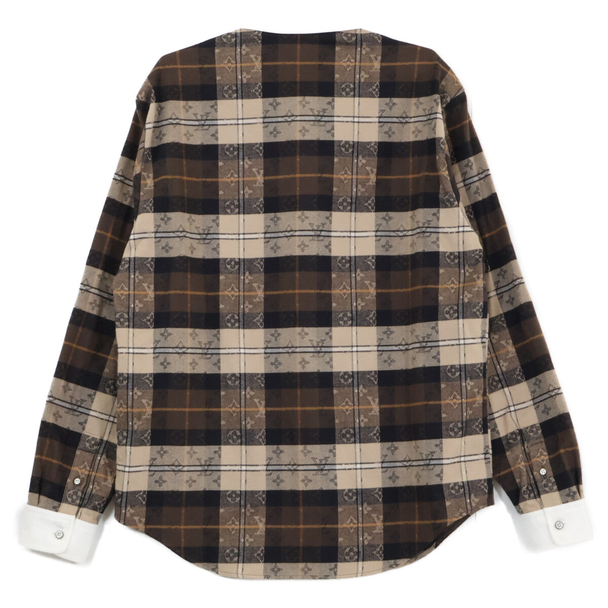 LOUIS VUITTON ルイヴィトン 【新品同様/国内正規/26年製】RM261M9 WLE HUS33W モノグラム フランネル 長袖シャツ トップス