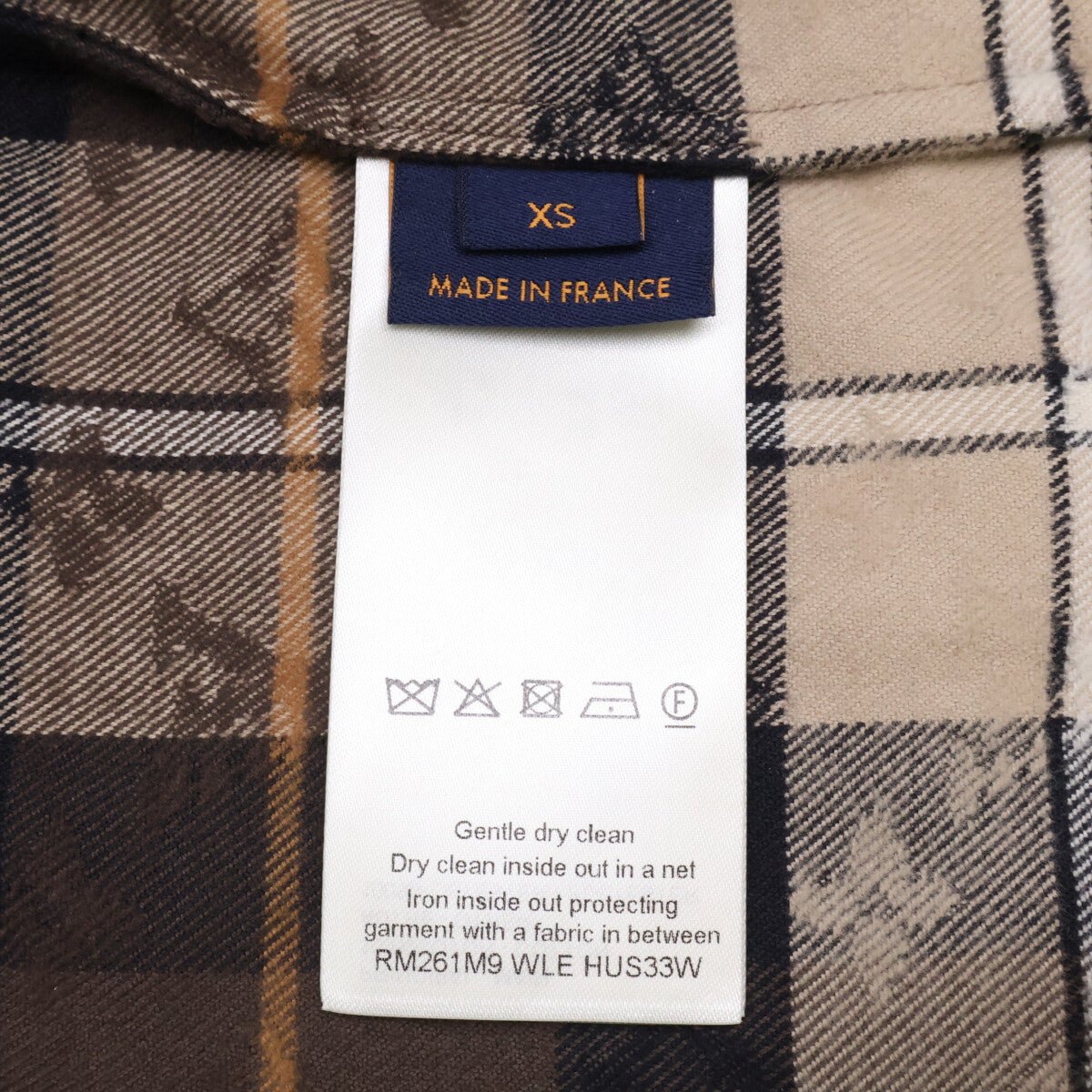 LOUIS VUITTON ルイヴィトン 【新品同様/国内正規/26年製】RM261M9 WLE HUS33W モノグラム フランネル 長袖シャツ トップス