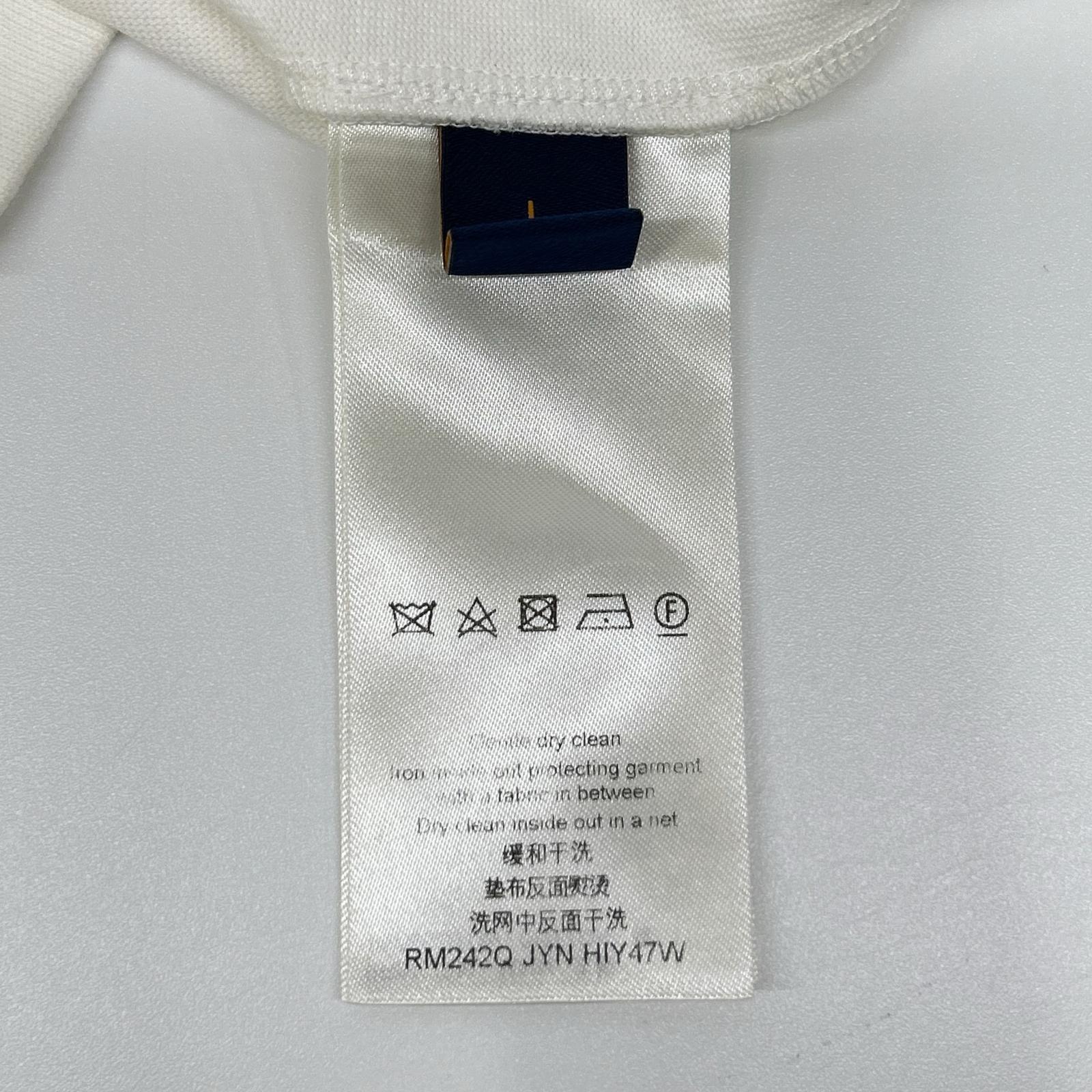 LOUIS VUITTON ルイヴィトン RM242Q JYN HIY47W 24SS ホワイト ステープルズエディション インサイドアウトTシャツ トップス