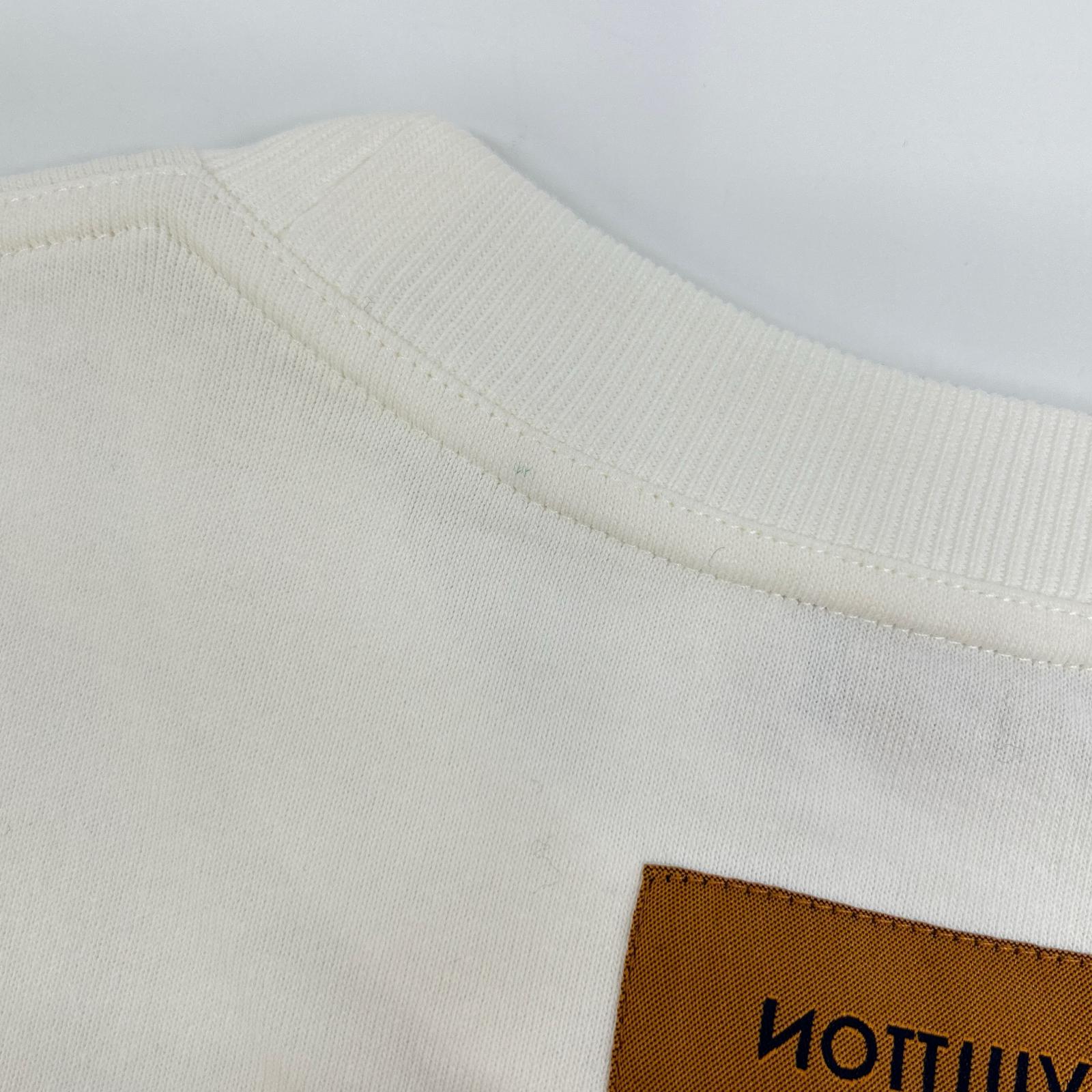 LOUIS VUITTON ルイヴィトン RM242Q JYN HIY47W 24SS ホワイト ステープルズエディション インサイドアウトTシャツ トップス