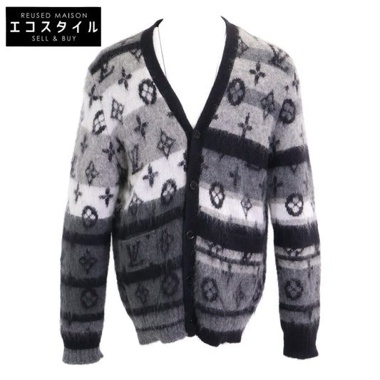 LOUIS VUITTON ルイヴィトン 【美品/国内正規/24年製】RM241MQ NE5 HQN46W モノグラム モヘア混 カーディガン トップス