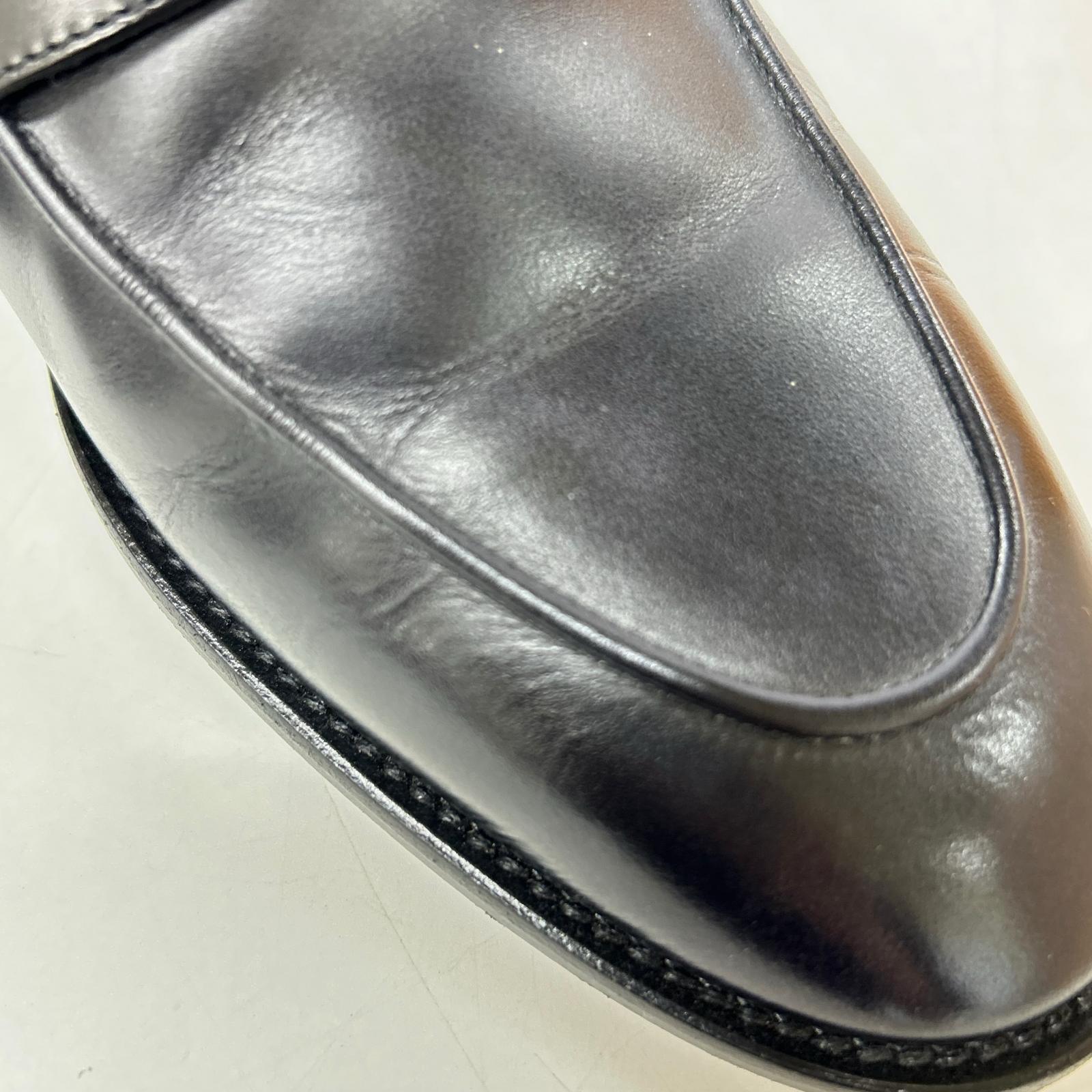LOUIS VUITTON ルイヴィトン 【美品】レザー コインローファー シューズ