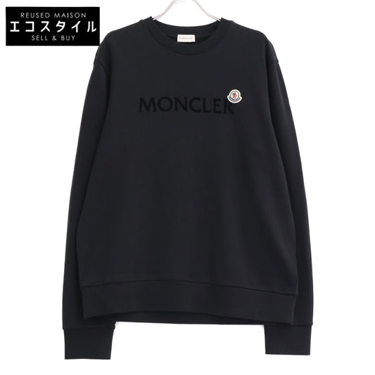 MONCLER モンクレール 【美品/23年製】J20918G00039 MAGLIA フロントロゴ ワッペン プルオーバー クルーネック スウェットシャツ トップス