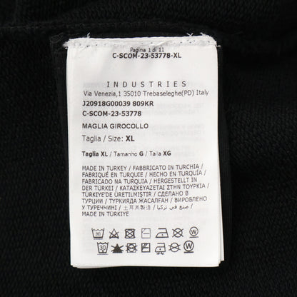 MONCLER モンクレール 【美品/23年製】J20918G00039 MAGLIA フロントロゴ ワッペン プルオーバー クルーネック スウェットシャツ トップス