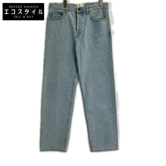 THE ROW ザ ロウ 501-W2193 ライトインディゴ コットン製 Morton ジーンズ ボタンフライデニムパンツ ボトムス