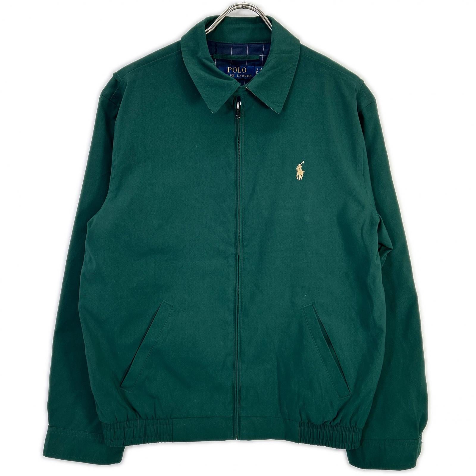 POLO RALPH LAUREN ポロ ラルフローレン グリーン ポロ刺しゅう スウィングトップ ジャケット ジャケット