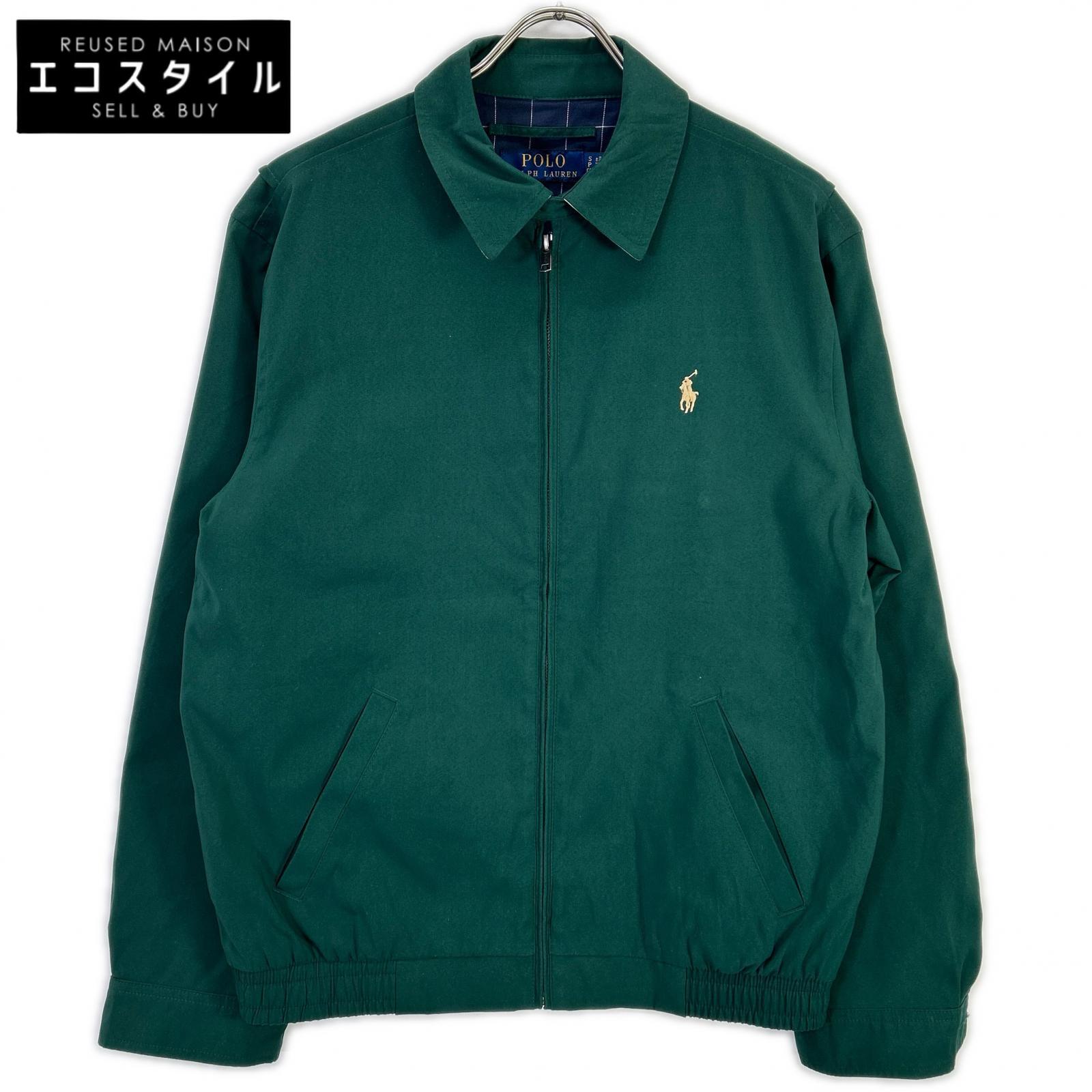 POLO RALPH LAUREN ポロ ラルフローレン グリーン ポロ刺しゅう スウィングトップ ジャケット ジャケット