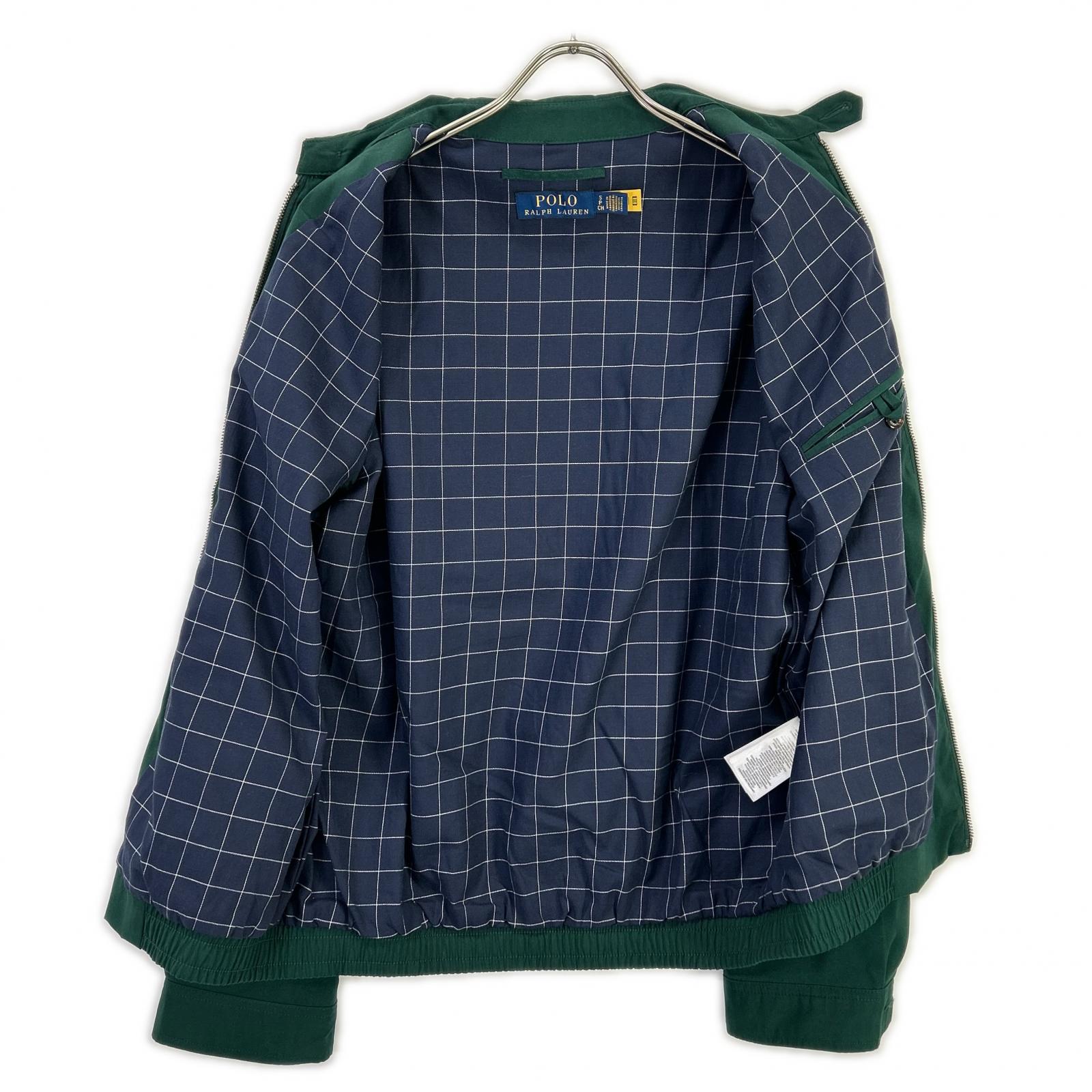 POLO RALPH LAUREN ポロ ラルフローレン グリーン ポロ刺しゅう スウィングトップ ジャケット ジャケット