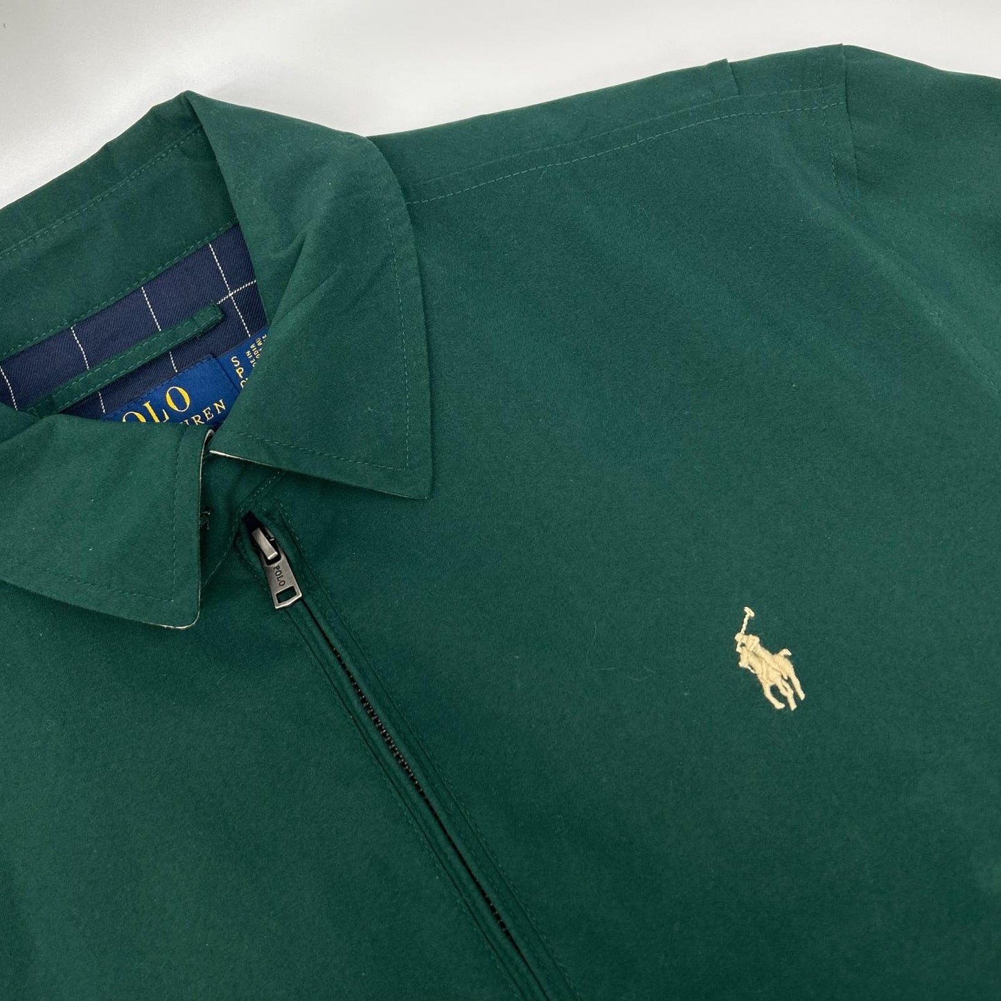 POLO RALPH LAUREN ポロ ラルフローレン グリーン ポロ刺しゅう スウィングトップ ジャケット ジャケット