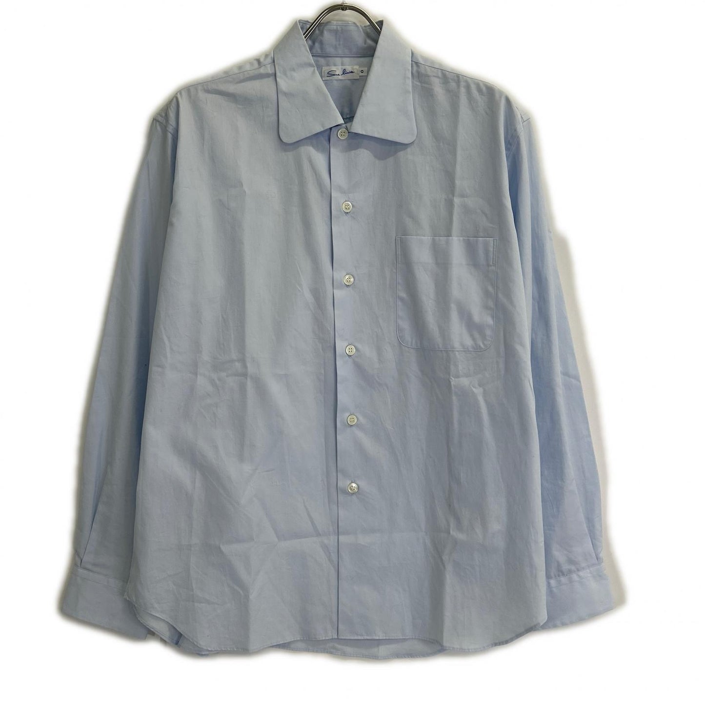 Sans limite サンリミット W2501141 ライトブルー ボックスワイドスプレッド II 長袖シャツ トップス