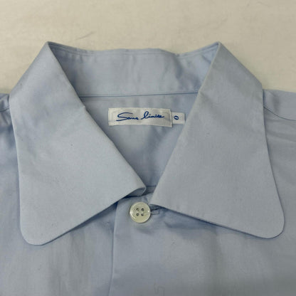 Sans limite サンリミット W2501141 ライトブルー ボックスワイドスプレッド II 長袖シャツ トップス