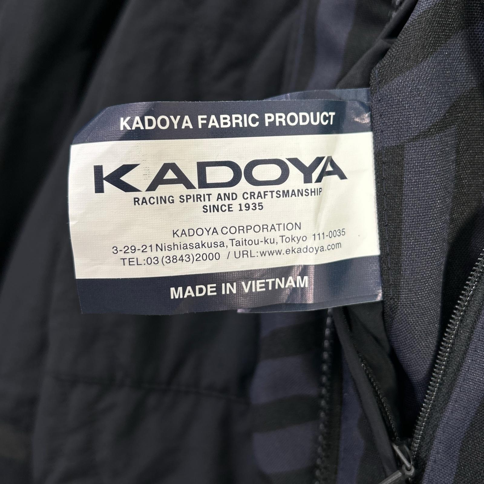 KADOYA カドヤ 6579 ネイビー カモフラ NOEMI ナイロン 布帛ジャケット ジャケット