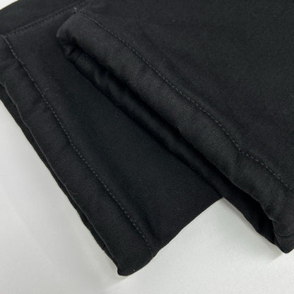 KADOYA カドヤ 6275 ブラック コットン 裏ボア ハイウエスト防寒パンツ ボトムス