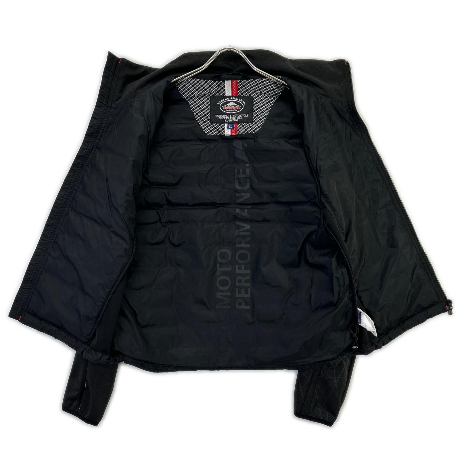 KUSHITANI クシタニ K-1323 ブラック MIDコンビスリーブ ナイロンジャケット ジャケット