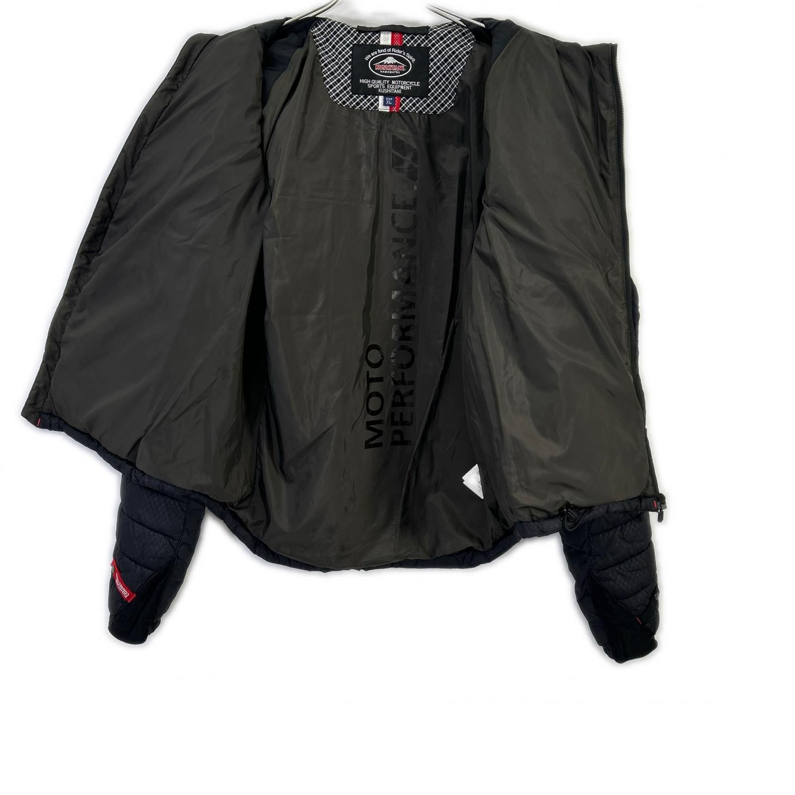 KUSHITANI クシタニ K-2680I ブラック中綿 インナージャケット ジャケット