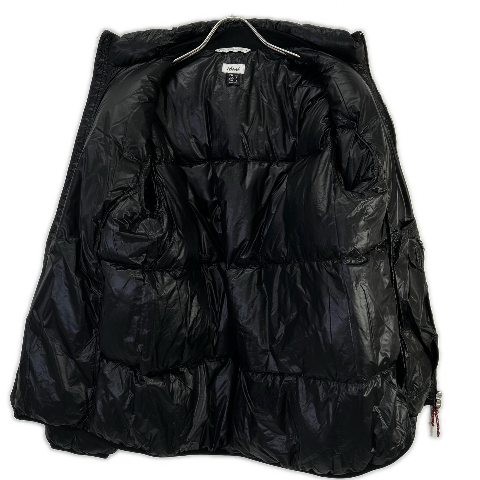 NANGA Nanga NW2441-1A800 black nylon MOUNTAIN LODGE DOWN JACKET jacket