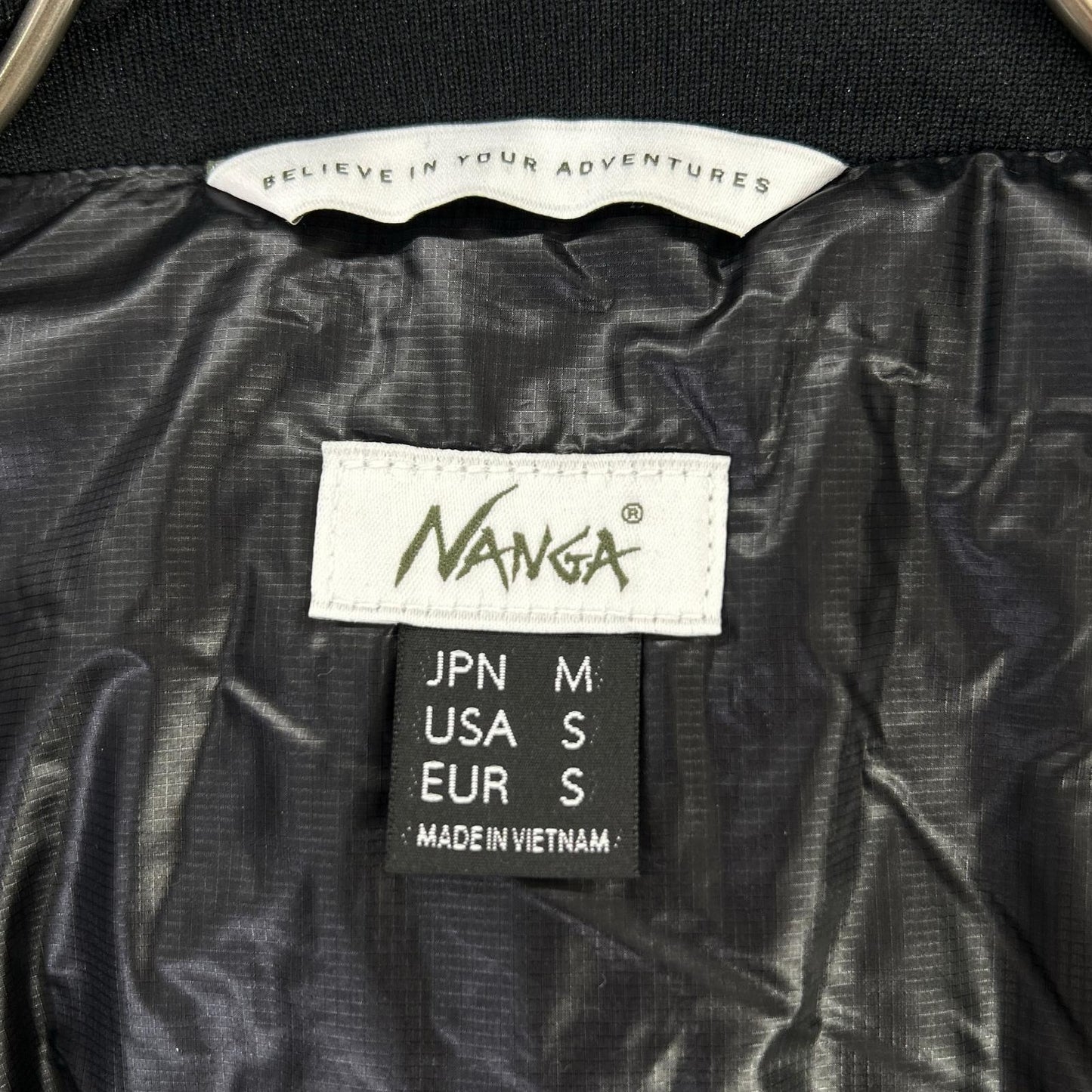 NANGA Nanga NW2441-1A800 black nylon MOUNTAIN LODGE DOWN JACKET jacket