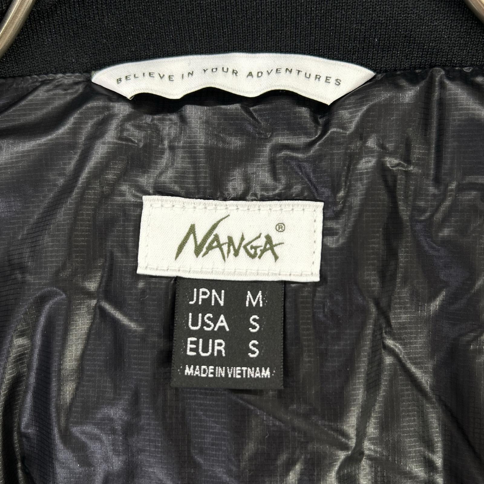 NANGA Nanga NW2441-1A800 black nylon MOUNTAIN LODGE DOWN JACKET jacket