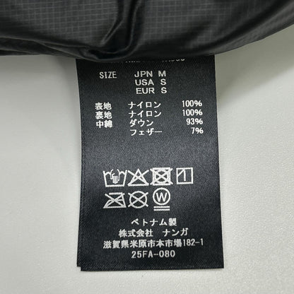 NANGA ナンガ NW2441-1A800 ブラック ナイロン MOUNTAIN LODGE DOWN JACKET/マウンテンロッジダウンジャケット ジャケット