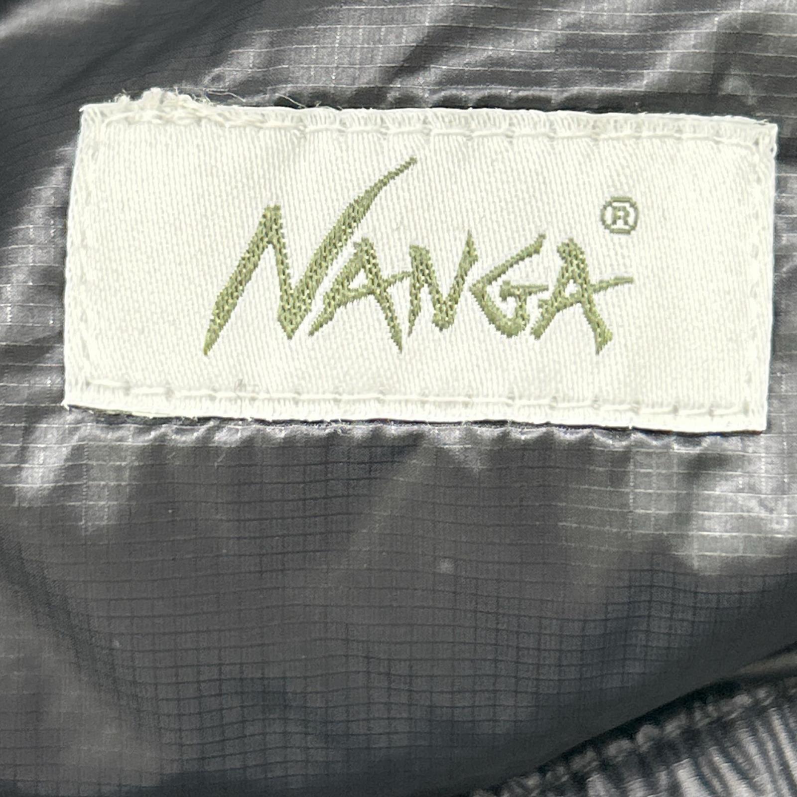 NANGA Nanga NW2441-11801 black nylon MOUNTAIN LODGE DOWN PANTS bottoms