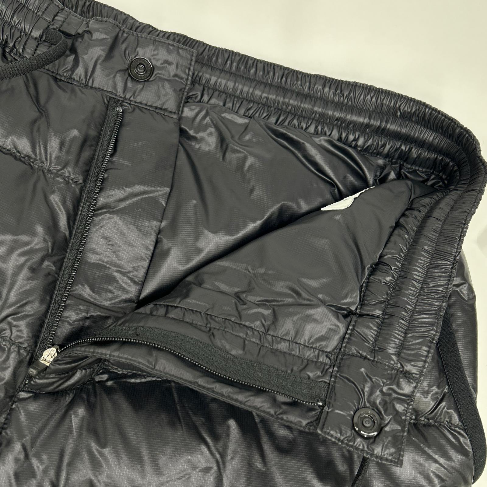 NANGA Nanga NW2441-11801 black nylon MOUNTAIN LODGE DOWN PANTS bottoms
