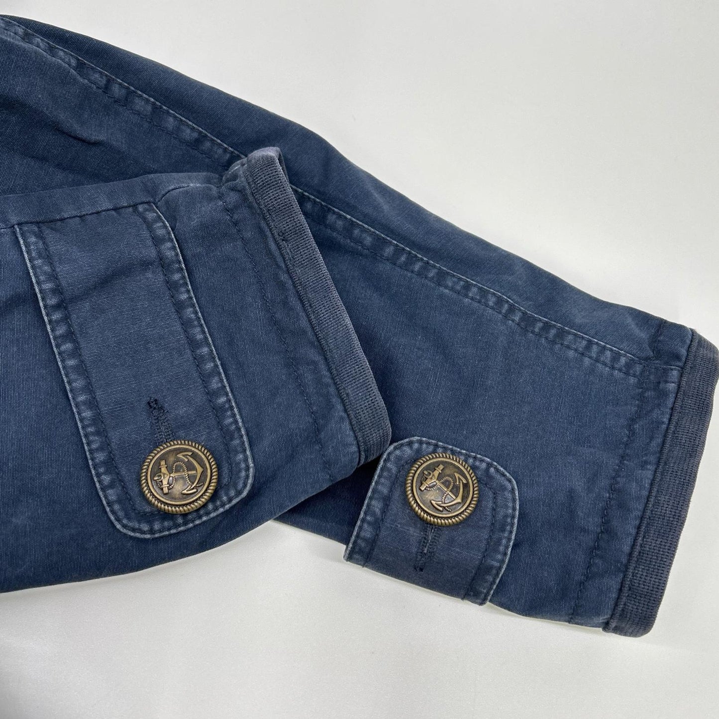 Ralph Lauren Rugby ラルフローレンラグビー ネイビー コットン アンカーボタン ダブルブレスト Pコート コート