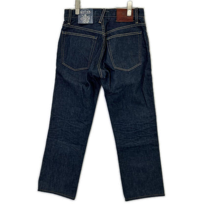 Ralph Lauren Rugby ラルフローレンラグビー 022984 インディゴ リジッド ボタンフライ ストレートデニムパンツ ボトムス