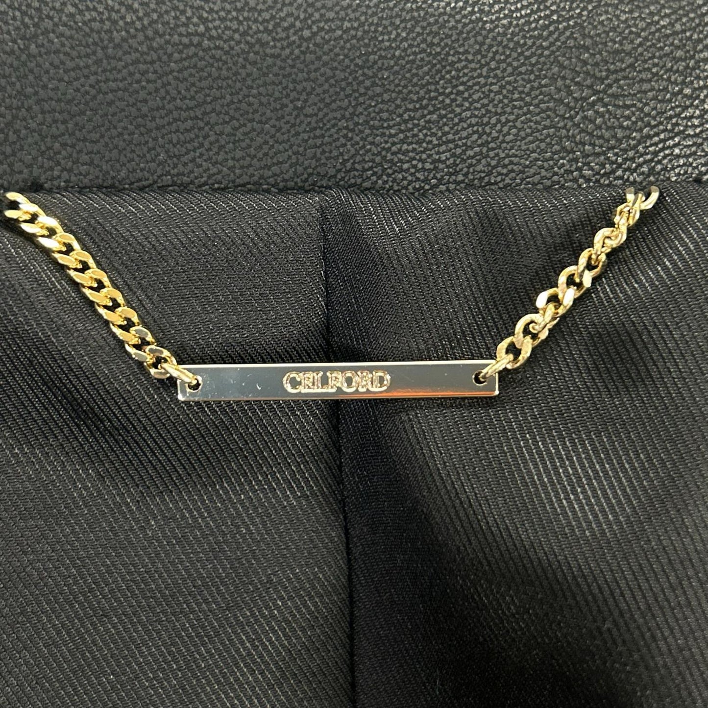 CELFORD セルフォード 25SS CWFJ251113 ブラック セルフォードメタルボタンフェイクレザージャケット ジャケット