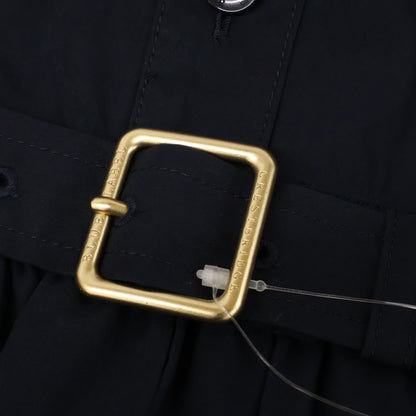 BLUE LABEL CRESTBRIDGE ブルーレーベルクレストブリッジ 55J31-569-29 ネイビー コットン混 チェックスリーブ ベルテッドシャツワンピース ワンピース