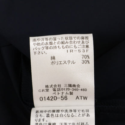 BLUE LABEL CRESTBRIDGE ブルーレーベルクレストブリッジ 55J31-569-29 ネイビー コットン混 チェックスリーブ ベルテッドシャツワンピース ワンピース