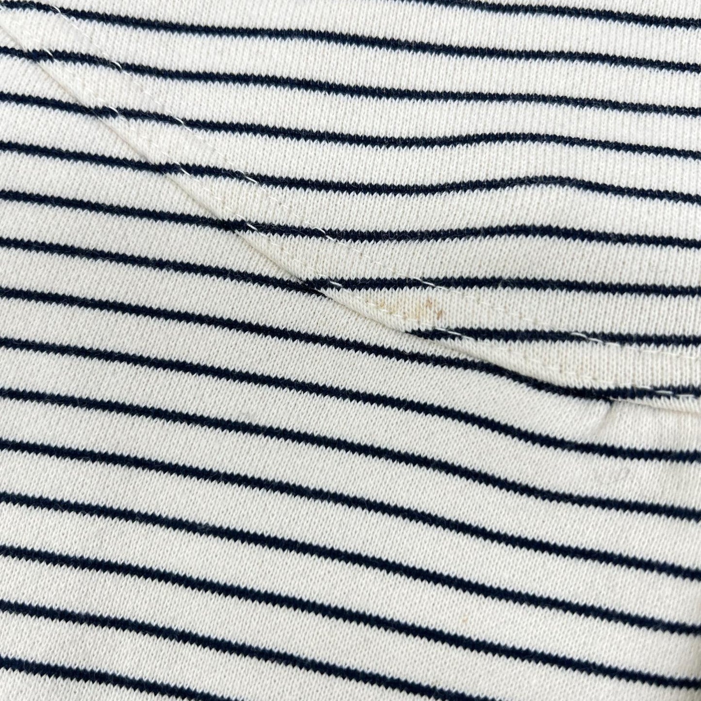 Burberry Blue Label バーバリーブルーレーベル E1P20-168-02 ベージュ×ネイビー コットン混 ロゴプリントボーダージップフーディ ジャケット
