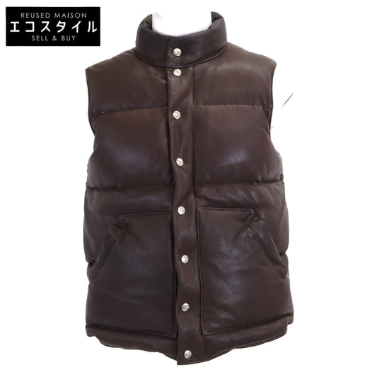 FINE CREEK&CO ファインクリークアンドコー ディアスキン ジップアップ ダウン ベスト