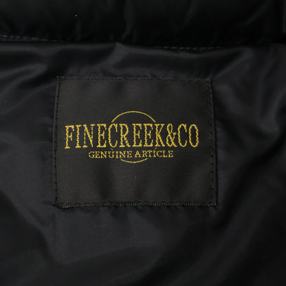 FINE CREEK&CO ファインクリークアンドコー ディアスキン ジップアップ ダウン ベスト