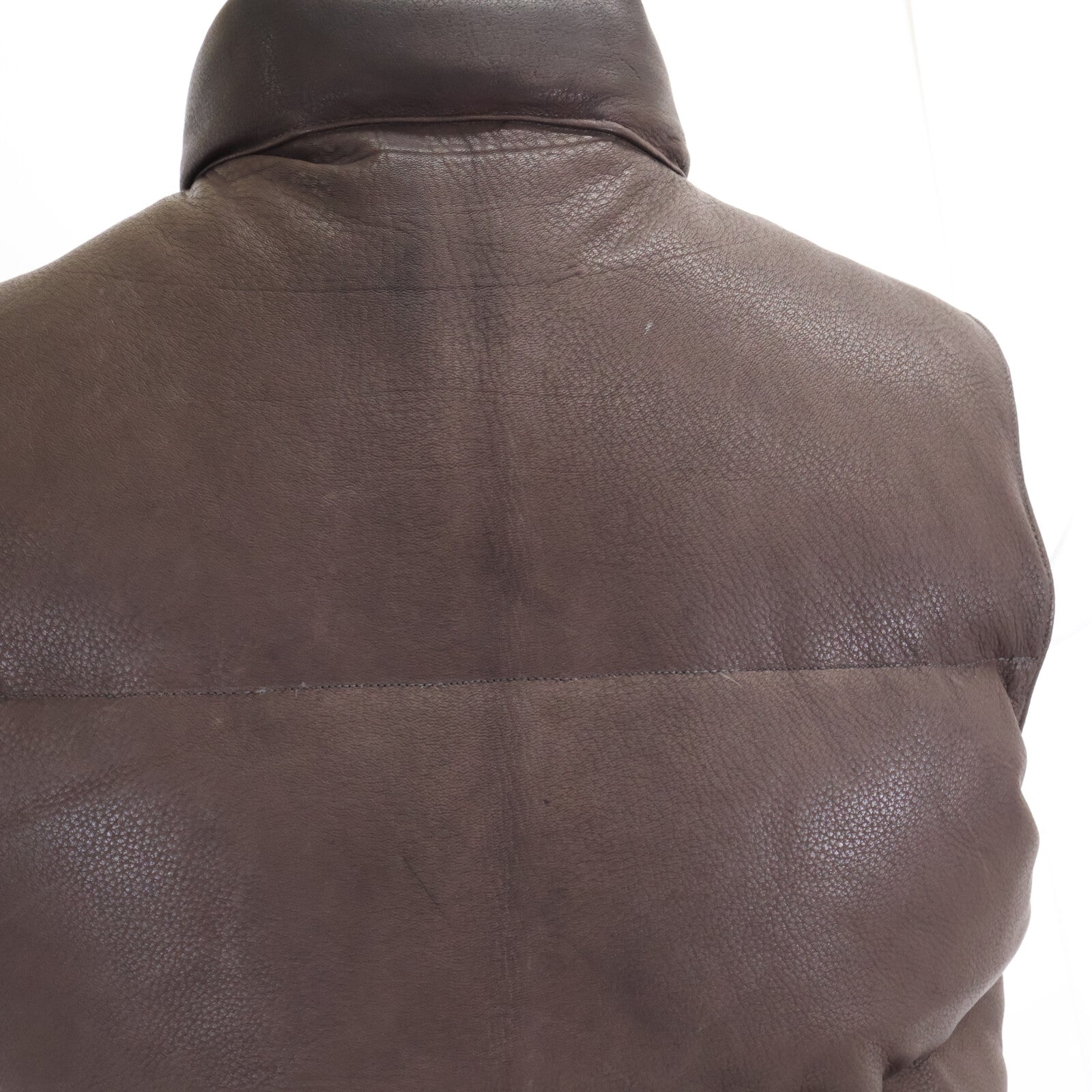 FINE CREEK&CO ファインクリークアンドコー ディアスキン ジップアップ ダウン ベスト