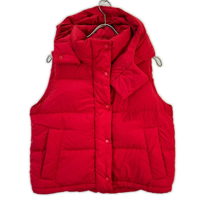 lululemon ルルレモン レッド Wunder Puff フード付きクロップダウンベスト ベスト