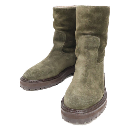 JIMMY CHOO Jimmy Choo YARI FLAT suede boots with shearling lining