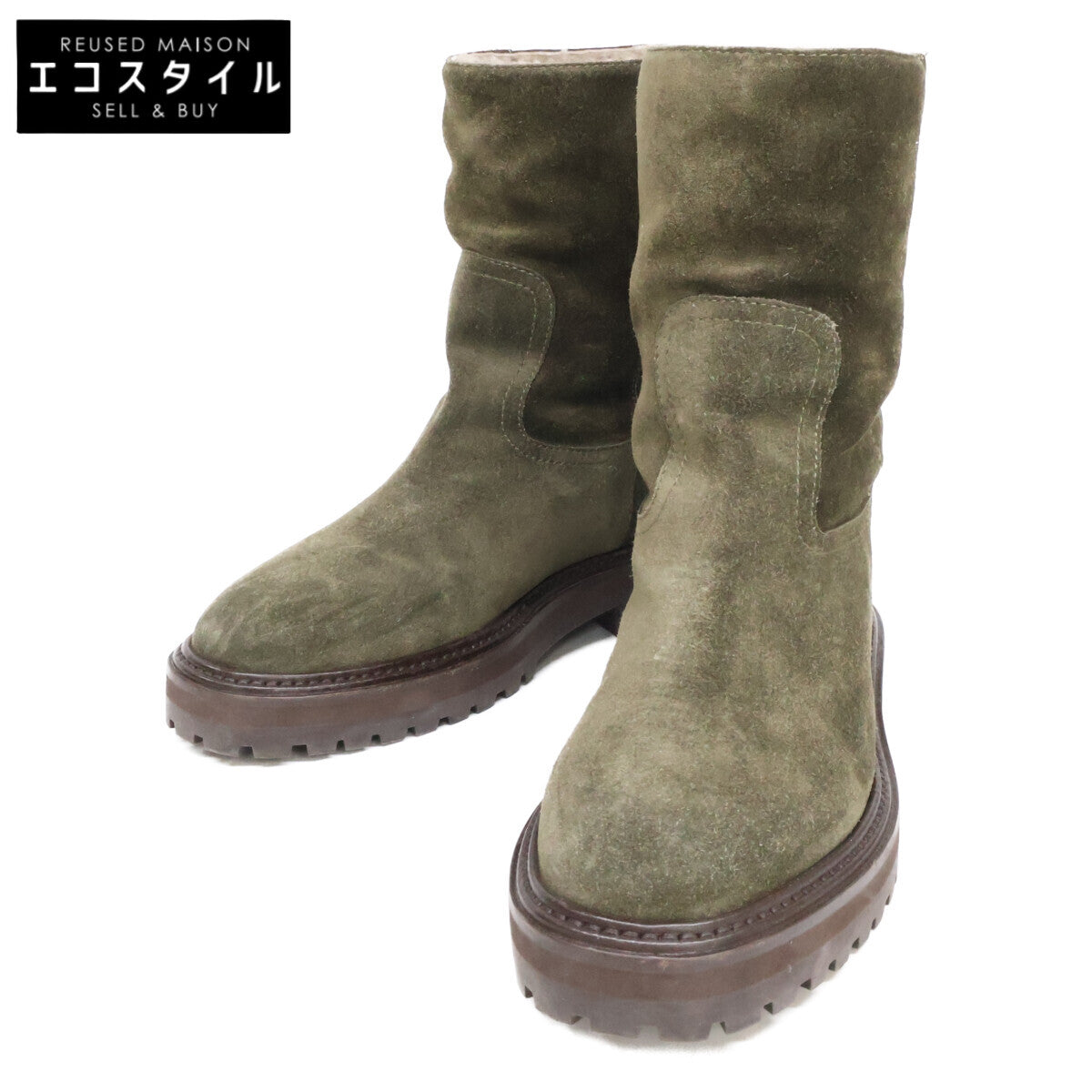 JIMMY CHOO Jimmy Choo YARI FLAT suede boots with shearling lining