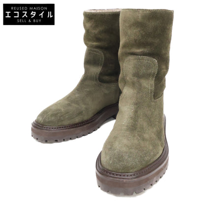 JIMMY CHOO Jimmy Choo YARI FLAT suede boots with shearling lining