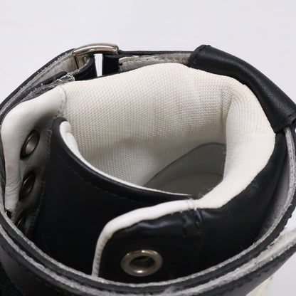 Salvatore Ferragamo leather Ayr logo Gancini sole high-top sneakers shoes