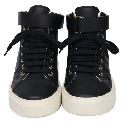 Salvatore Ferragamo leather Ayr logo Gancini sole high-top sneakers shoes