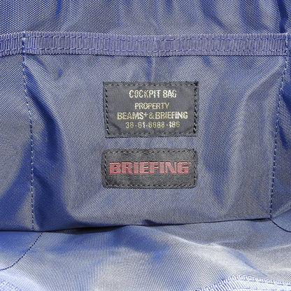 BRIEFING ブリーフィング 新品同様 COCKPIT BAG ヘルメットバッグ 840デニールコーデュラエアバリスティックナイロン 紺 BEAMS PLUS別注 トートバッグ