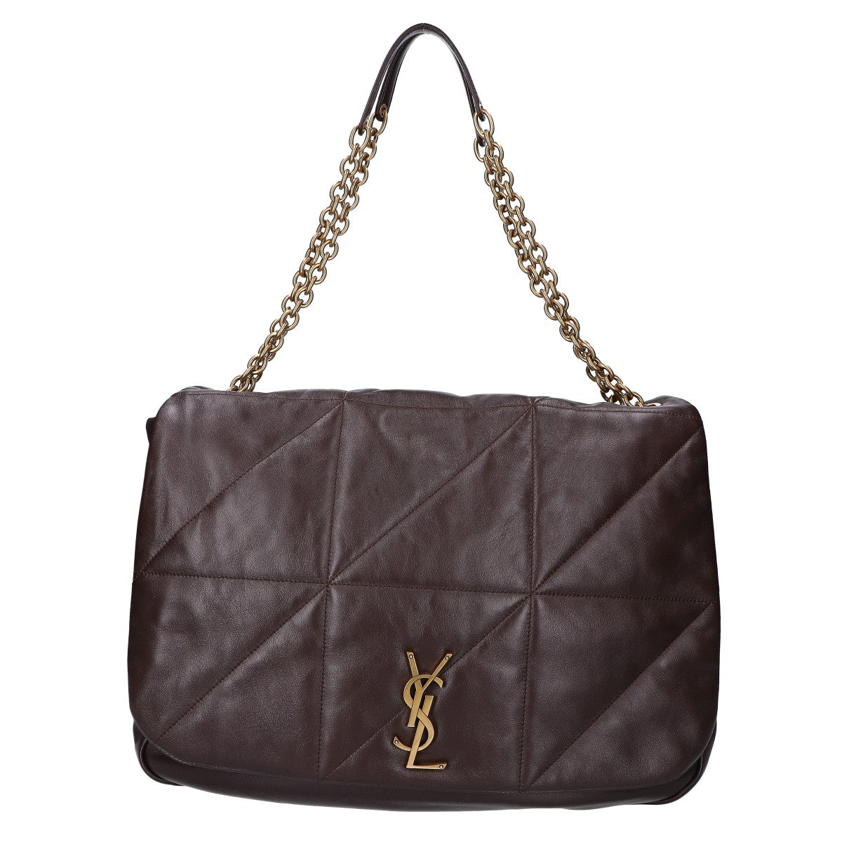 SAINT LAURENT PARIS サンローランパリ 新品同様 25AW 805859 Jamie 4.3/ジェイミー4.3 ナッパラムスキン メタルカサンドラロゴ キルティングステッチ マキシ チェーン ショルダーバッグ