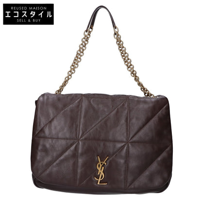 SAINT LAURENT PARIS サンローランパリ 新品同様 25AW 805859 Jamie 4.3/ジェイミー4.3 ナッパラムスキン メタルカサンドラロゴ キルティングステッチ マキシ チェーン ショルダーバッグ