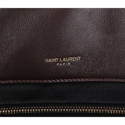 SAINT LAURENT PARIS サンローランパリ 新品同様 25AW 805859 Jamie 4.3/ジェイミー4.3 ナッパラムスキン メタルカサンドラロゴ キルティングステッチ マキシ チェーン ショルダーバッグ