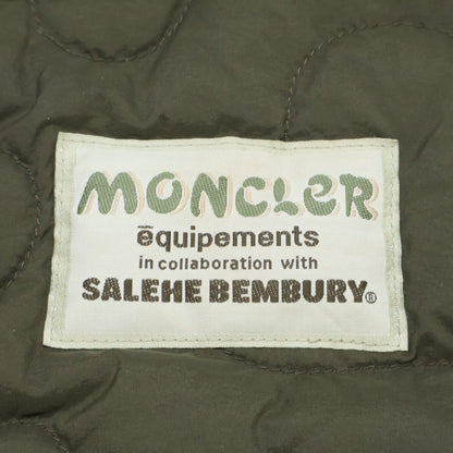 MONCLER モンクレール GENIUS 5 ｘSALEHE BEMBURY【23年製】 CAMICIA バックプリント キルティング 半袖ダウンジャケット ジャケット