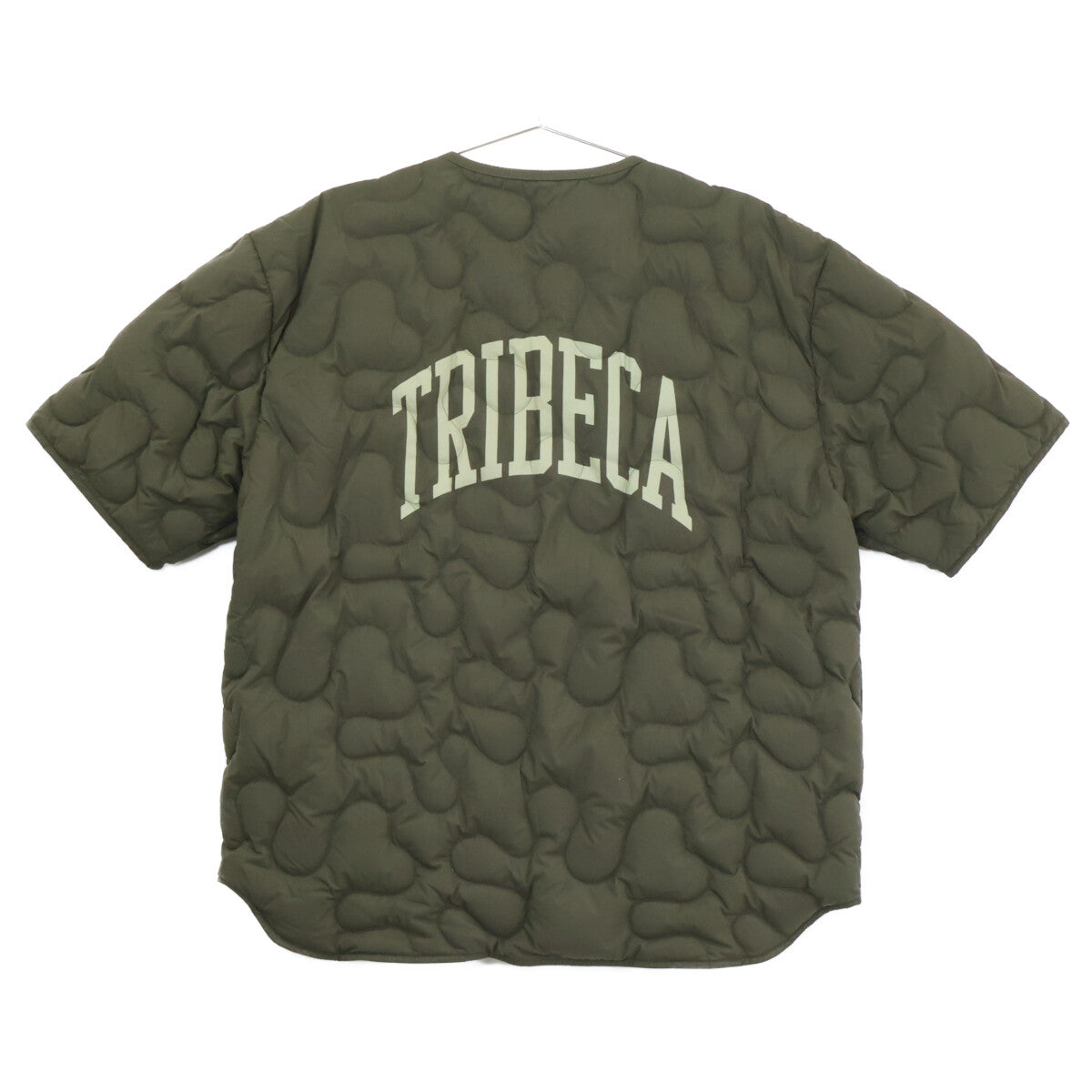 MONCLER モンクレール GENIUS 5 ｘSALEHE BEMBURY【23年製】 CAMICIA バックプリント キルティング 半袖ダウンジャケット ジャケット