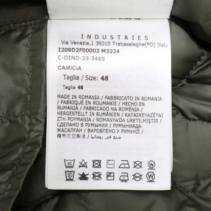 MONCLER モンクレール GENIUS 5 ｘSALEHE BEMBURY【23年製】 CAMICIA バックプリント キルティング 半袖ダウンジャケット ジャケット
