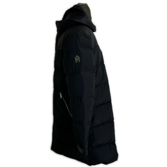 Mackage マッカージュ MKGRILEY5 RILEY ライリー ムートンレイヤードカラー・フード付 フルジップ ダウンジャケット ジャケット